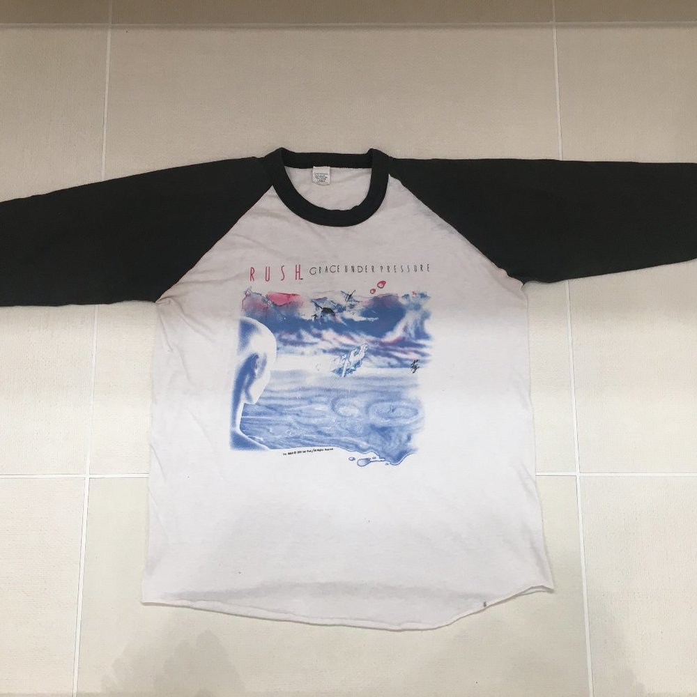***SOLD on Ebay***Vintage RUSH band concert GRACE UNDER PRESSURE 1984 tour shirt
